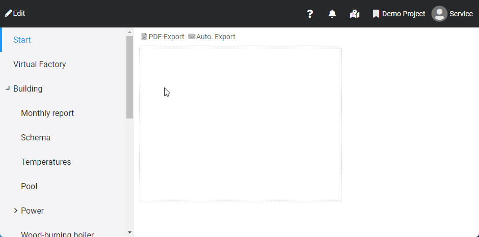 Designing a dashboard in the cloud-based view editor by adding and configuring multiple vizuals